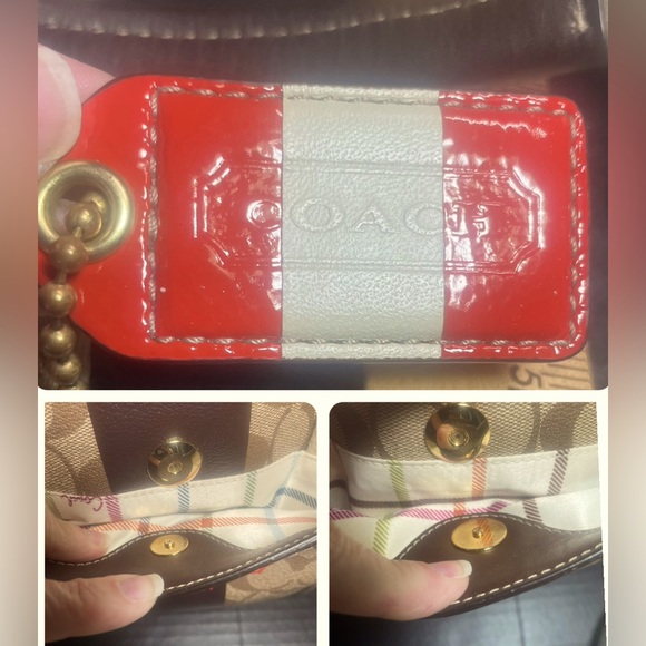 Coach Signature Heritage Stage Coach Carriage Tote FABULOUS - Picture 17 of 17